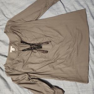 JCREW Grommet shirt size 0 EUC